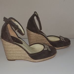 ALDO brown espadrille wedges Size 39